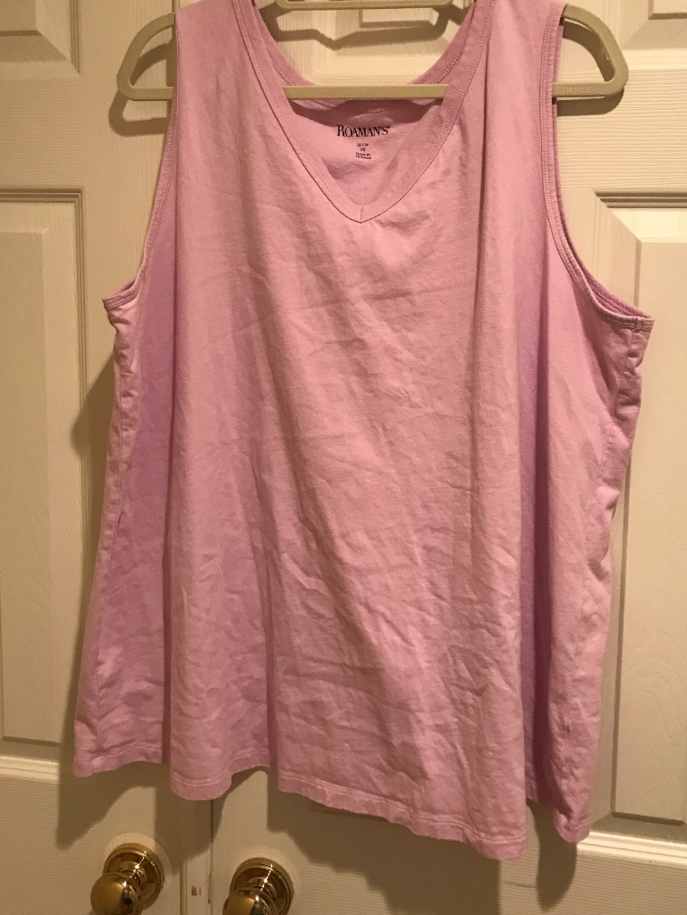 Lilac purple tank top